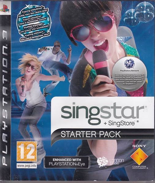 SingStar Starter Pack - PS3 (B Grade) (Genbrug)